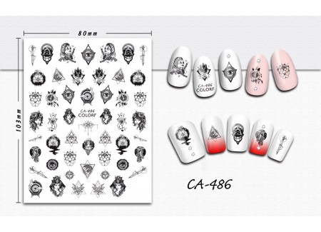 3D Nail Stickers - CA-486
